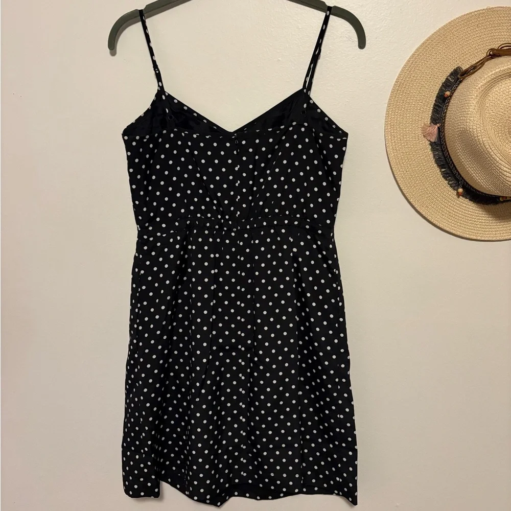 J. Crew Black and White Polka Dot Dress - Picture 3 of 4